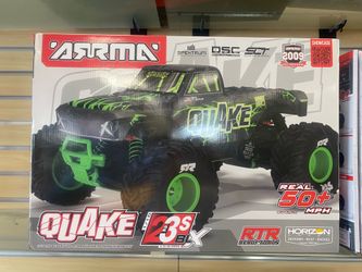 Arrma Quake 223S BLX 1/10 RC Monster Truck.