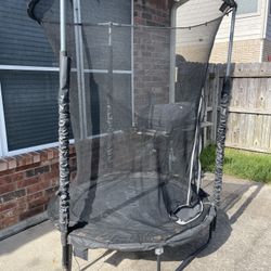 Kids Trampoline with Safety Net – $70 OBO