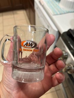 Collectible A&W root beer, mini mug