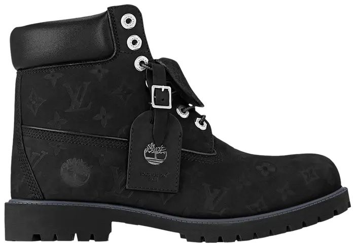 Timberland Louis Vuitton x 6 Inch Ankle Boot 'Embossed Monogram - Black'