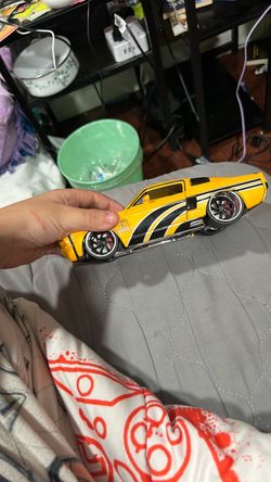 Hot Wheels Yellow Muscle Car Die-Cast