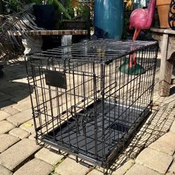22” Small Dog Cage: 22”L x 13” W x 16”H