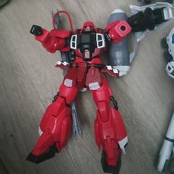 Multiple Gundam / mecha robot models (anime-style)