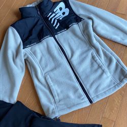 NEW BALANCE FLEECE JACKET and TWO BRAND NEW LEGGINGS
