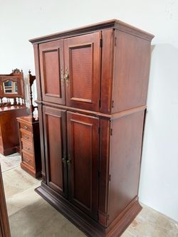 Two-Piece Storage Cabinet