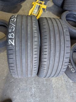 285/35ZR23 PIRELLI PZERO PAIR OF TIRES