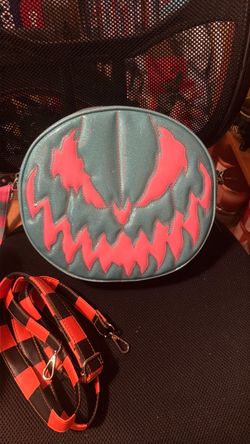 Jack-o-Lantern Crossbody Bag with Strap