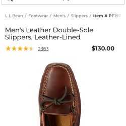 Men's L.L. Bean moccasin