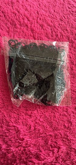 1000 Piece Black Rubber bands