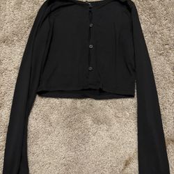 Streetwear society long sleeve cropped cover up