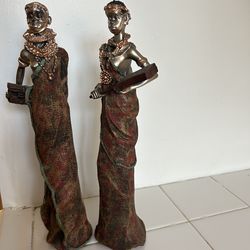 Gift  item :African Decorative Figurines – Set of 2 – Elegant Home Décor
