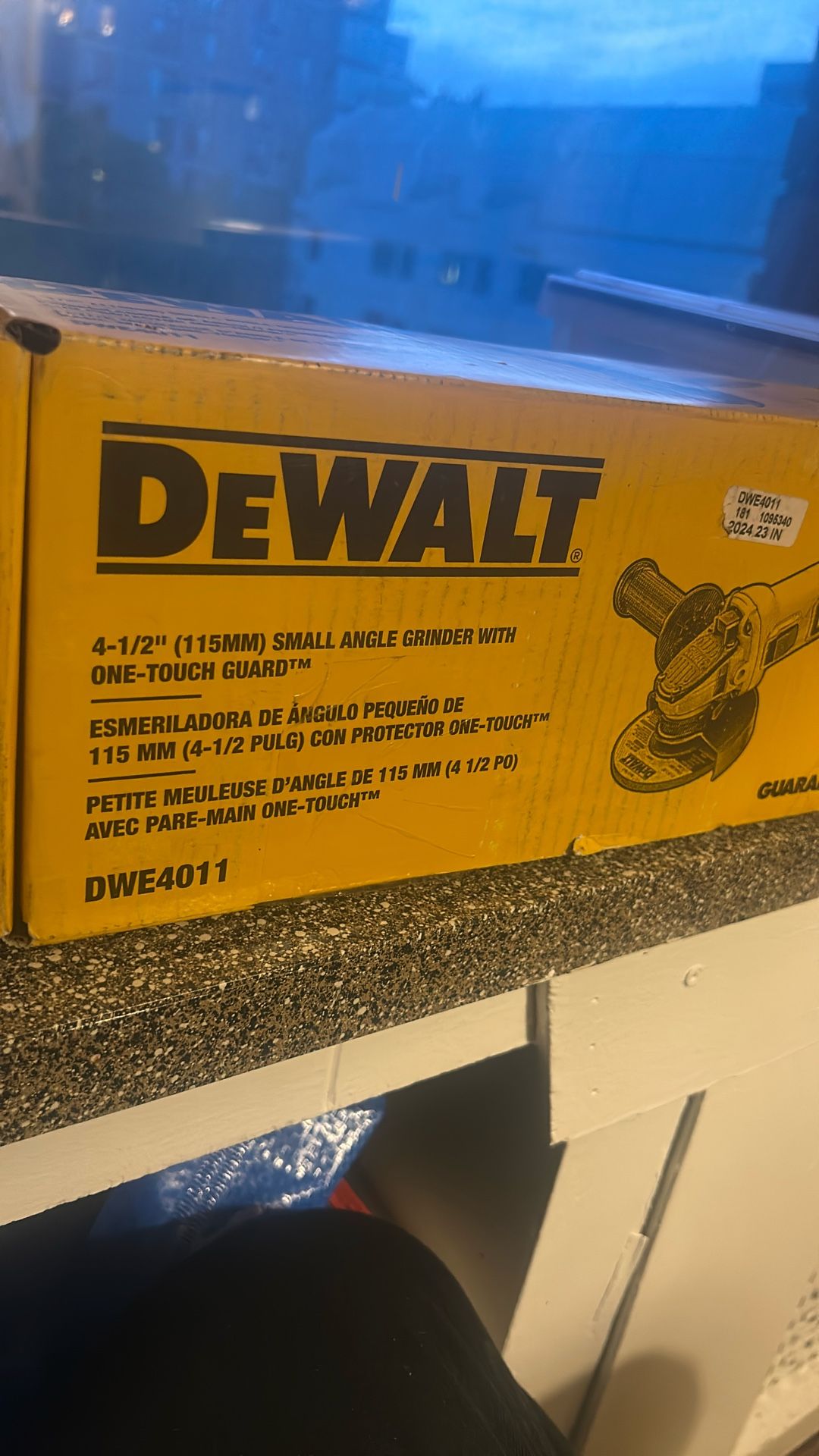 Dewalt 4 1/2” Small Angle Grinder W/wheel Retails For $89