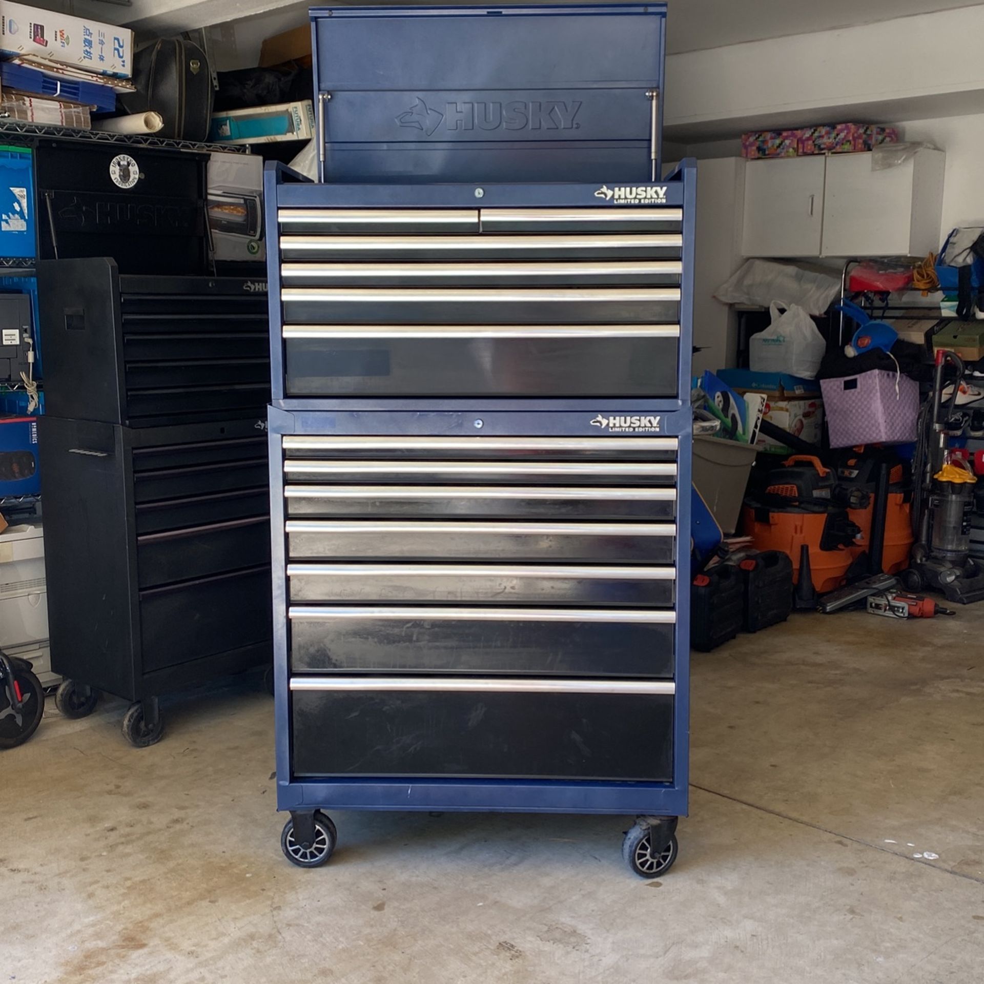 Husky 36” Tool Box Chest Cabinet Combo ( Limited Edition) Toolbox For 