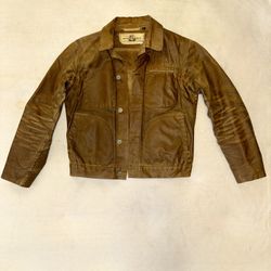 RGT Rogue Territory Supply Jacket: Tan Ridgeline waxed jacket - Small
