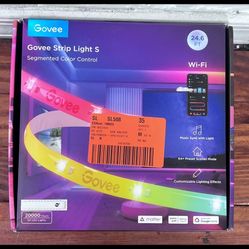 Govee RGBICW 24.6 ft. Smart Plug-in Color-Changing Integrate LED Strip Light
