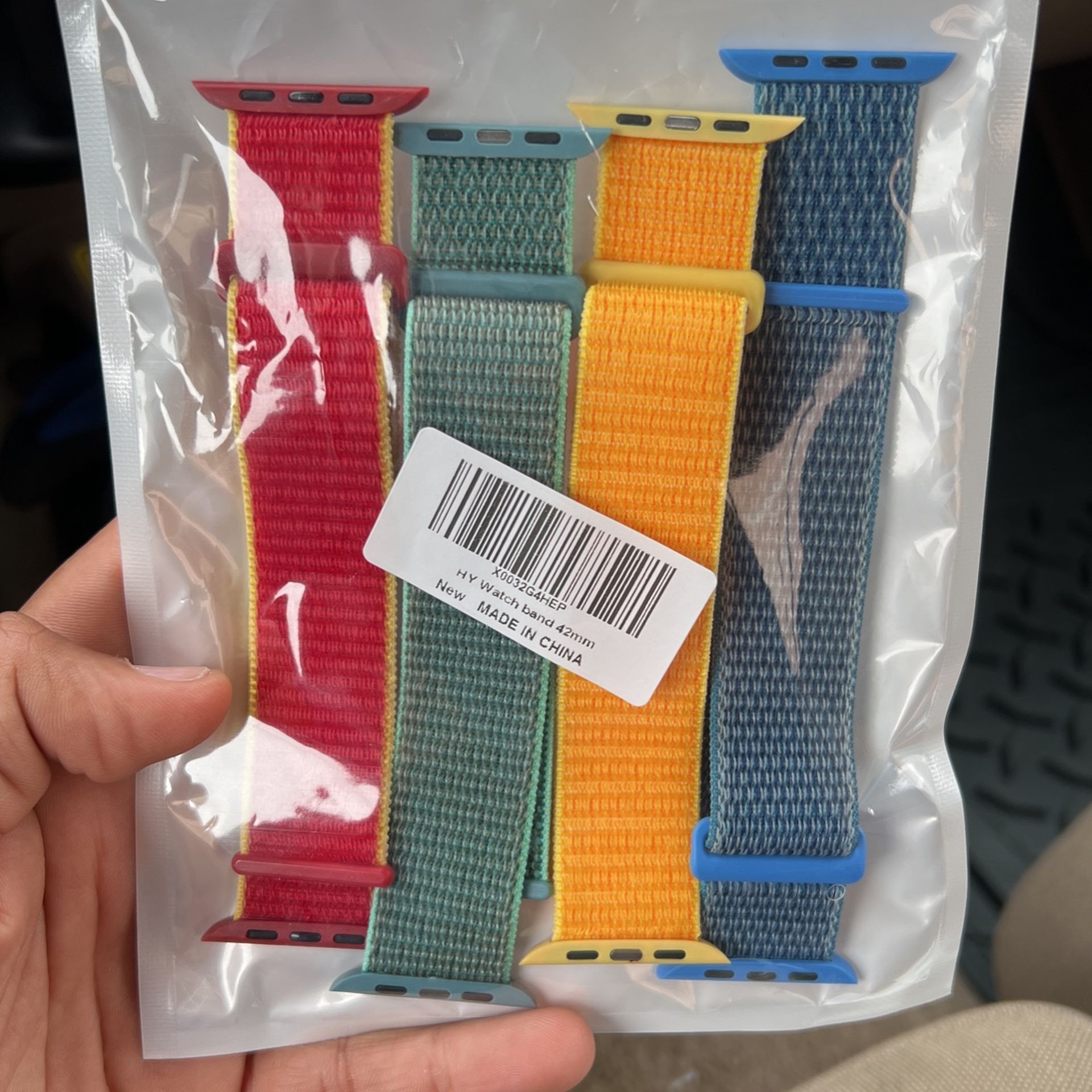 Like New Apple Watch Fabric Bands With Velcro