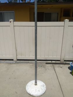 Base de cemento para cable