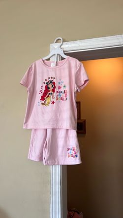 Mañana será bonito set pink /la mini más bonita only  white shirt /both size 7years old all 3 pieces for $8