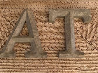 Resin Large letters for decoration