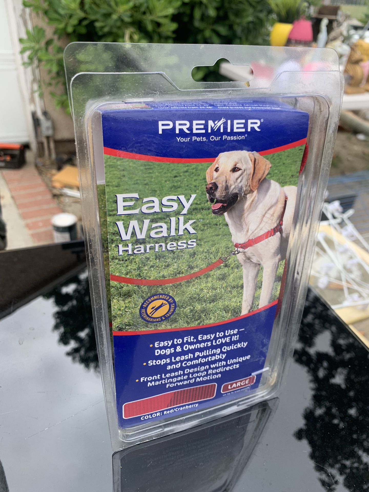 Premier Large Easy Walk Harness Designed To Gently Discourage Pulling Red (Northridge)