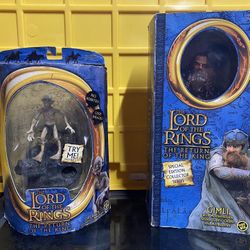 Lord Of The Rings Figures ( SmƩagol & Gimli)