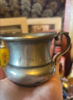 antique Silver Shaving Cup 