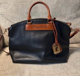 Dooney & Bourke Black Leather Satchel Bag