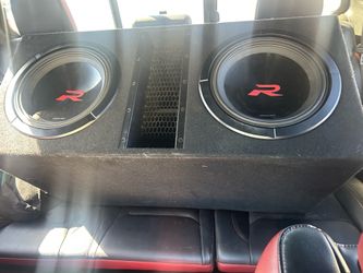 2 12in Alpine Type R Subwoofers