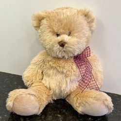Vintage Ganz Heritage Collection Bear, Honey Colored Plush Fur. Size 13” 
