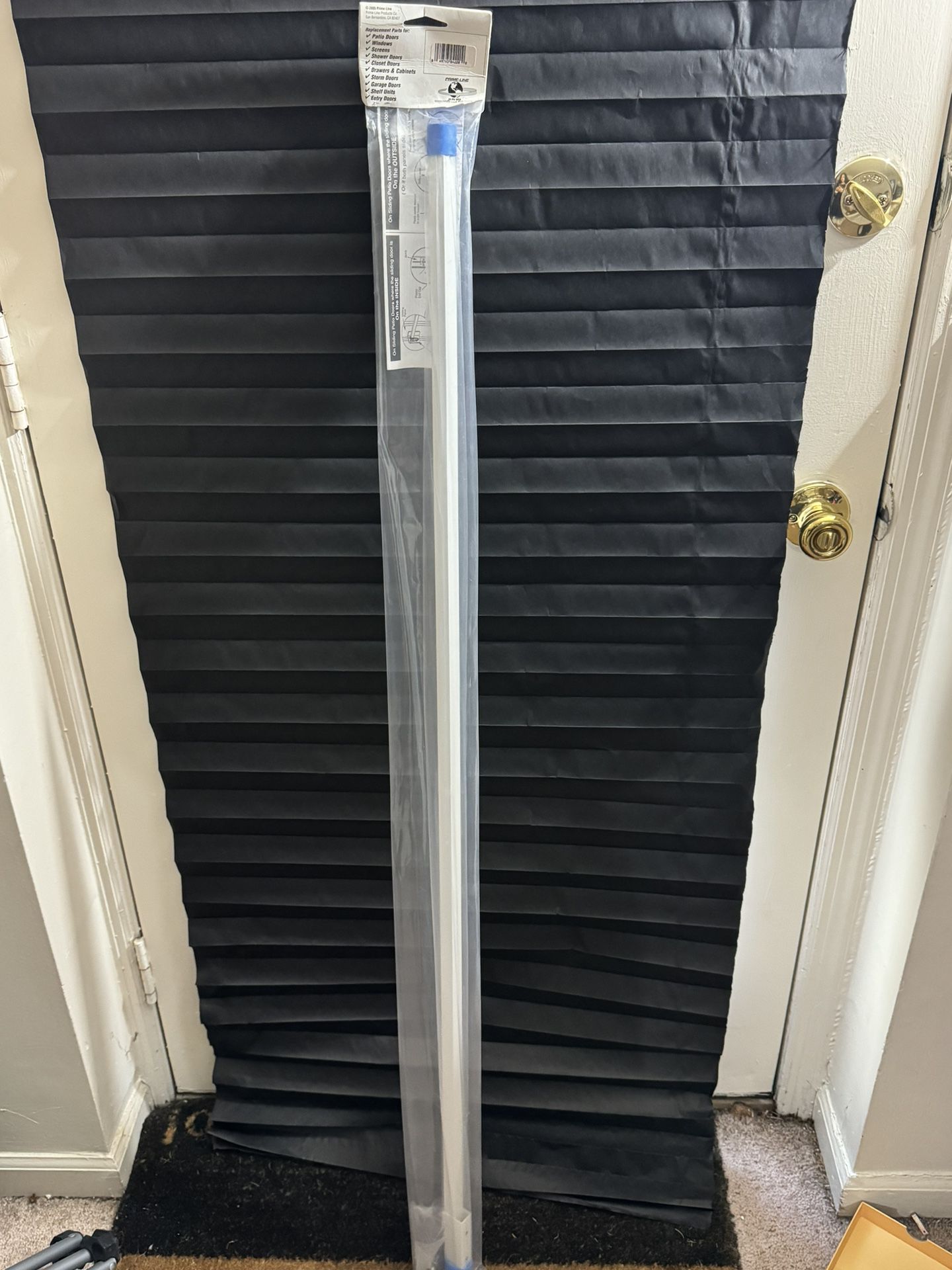 Sliding Door Security Bar Lock (Single Pack) White Aluminum