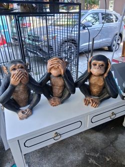 Three Wise Monkeys Figurine Set