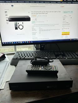 SONY Blu-Ray disc Player with Wi-Fi (BDP-S3700)