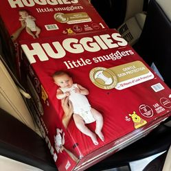 Huggies size 1 / Unopened 148 Pack And 84pack 