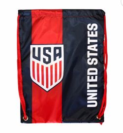 USA Red, White and Blue Drawstring Gym Bag
