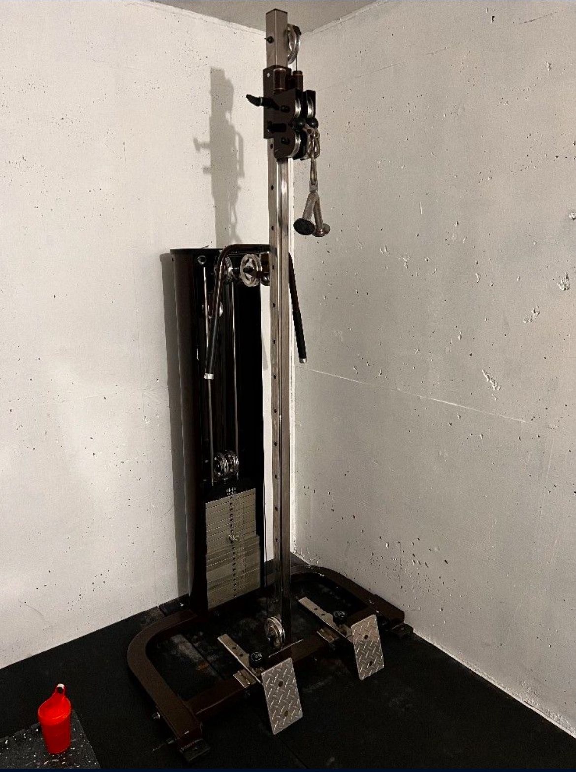 Custom Single Cable Column Workout Fitness Weight Machine Gym Equipment 