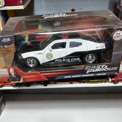 Fast and Furious 2006 Dodge Charger Police Car 1:24 Scale Jada Diecast 33665