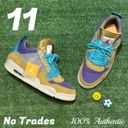 Size 11 Air Jordan 4 Retro x Union LA “Desert Moss” 🪁