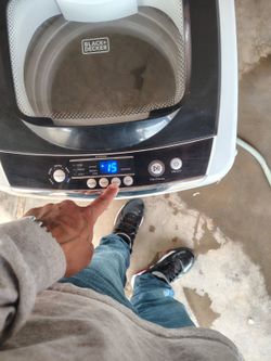Black+Decker Portable Top Load Washing Machine