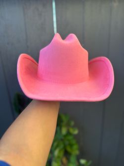 🌸NEW Pink Suede-Style Cowgirl Hat 🤠✨