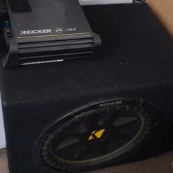 Kicker Subwoofer And Amp Set
