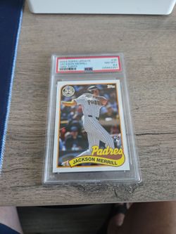Jackson Merrill 2024 Topps Update 1989 Topps RC PSA 8.5
