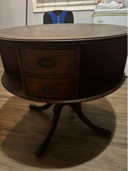 Wooden coffee table