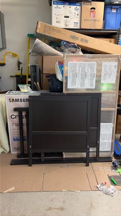 Black IKEA crib