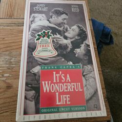 It's A Wonderful Life VHS Movie