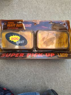 Pickup fog lights
