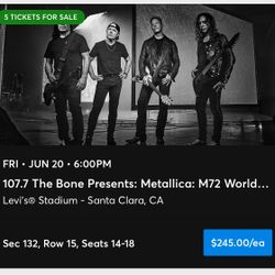 Metallica & Limp Bizkit Levi’s Stadium June 20