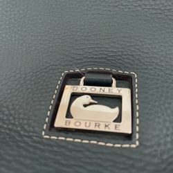 Dooney & Burke Green Leather Pebble Bag 