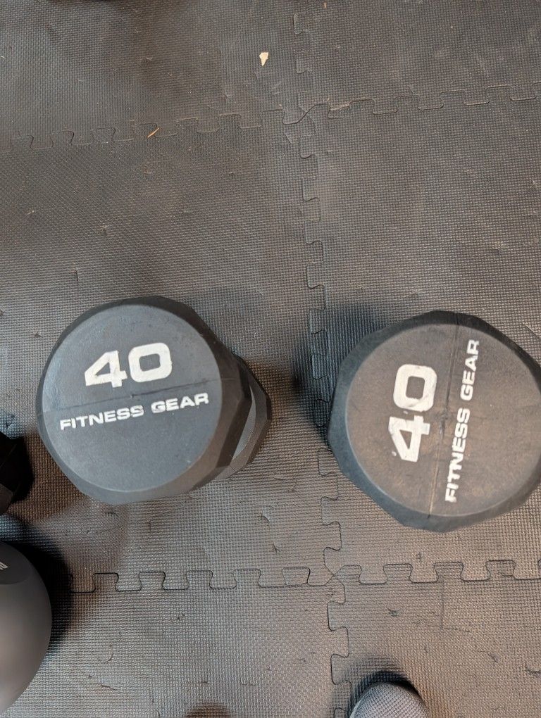 40 Lbs Dumbbells Pair