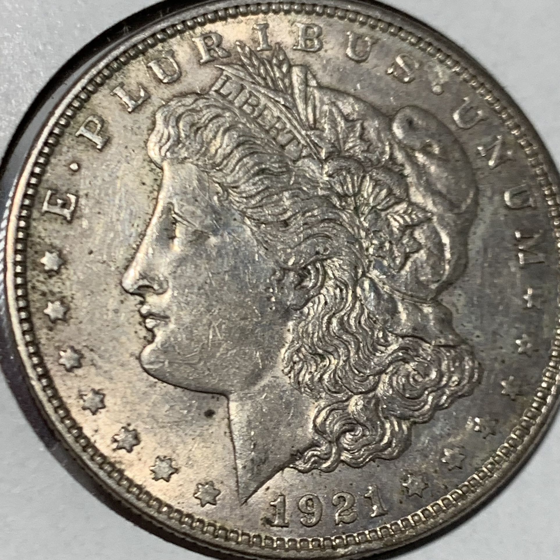 1921 Morgan Silver Dollar AU-UNC