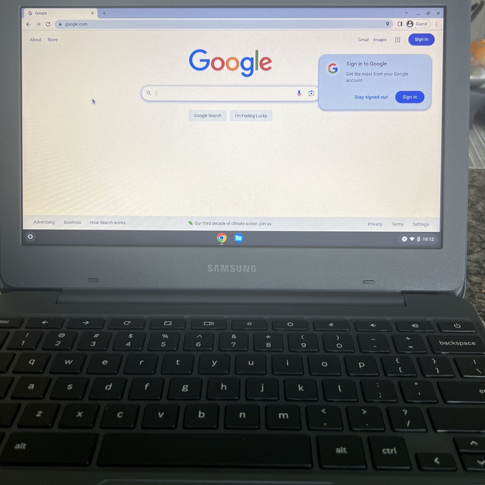 Samsumg Chrome Notebook